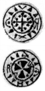 Sächsischer Randpfennig vom Typ MOL A 3o