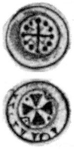 Sächsischer Randpfennig vom Typ MOL A 5:1/1 o