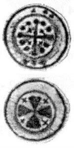 Sächsischer Randpfennig vom Typ MOL A 5:1/2