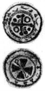 Sächsischer Randpfennig vom Typ MOL A 5:2