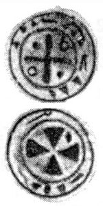 Sächsischer Randpfennig vom Typ Sal D 4:1/2