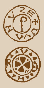 Sächsischer Randpfennig vom Typ Sal E 2:1