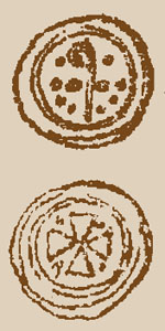 Sächsischer Randpfennig vom Typ Sal E 3o